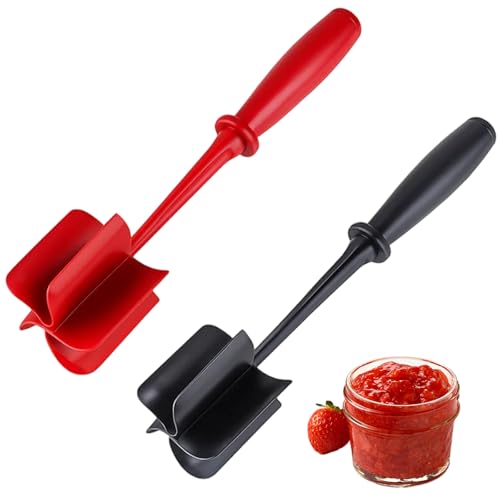 2 PCS Handheld Meat Mincers, Multipurpose Meat Chopper and Masher, Ground Beef Masher, Slip Handle, Non-Stick Mince for Mincing Beef, Chicken, Pork, Ground Turkey
