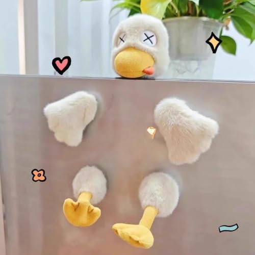 Pato peluche magnético de 22 cm con extremidades desmontables 3