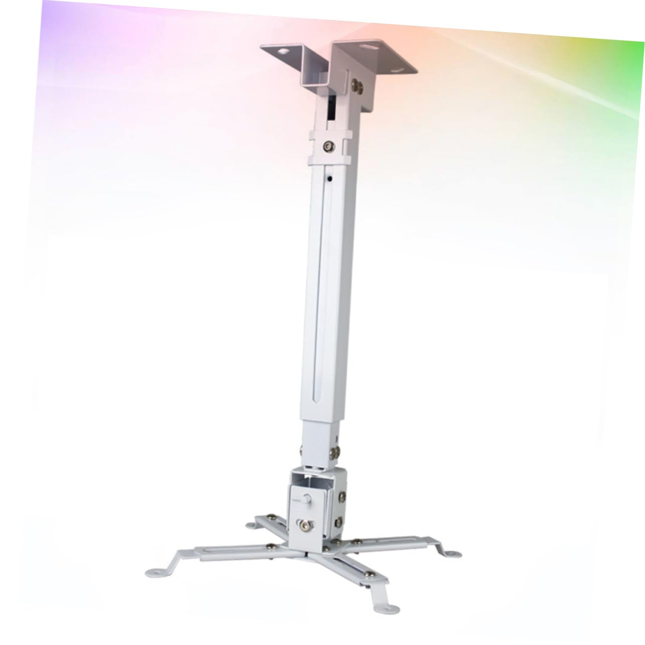 Gadpiparty 15kg Supporto Proiettore Da Soffitto Regolabile Carico Staffa Per Proiettore Compatibile La Maggior Dei Modelli in Bianco