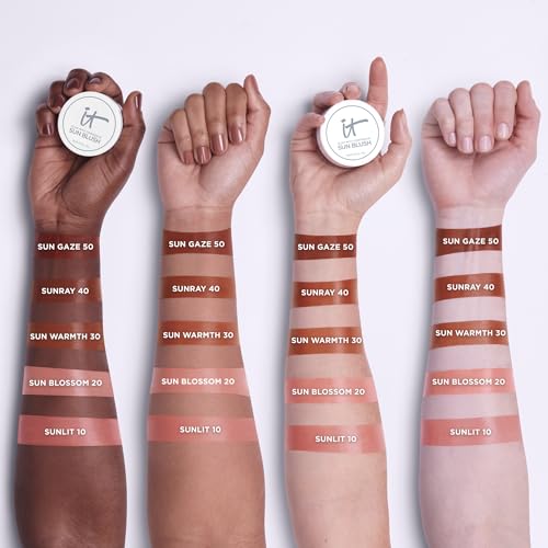 image for IT Cosmetics Glow with Confidence Sun Cream Blush, Sun Blossom-Blendab