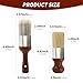 2Pcs Leather Brush - Cleaning & Salve Tool, Soft Bristles (No Scratch) for Furniture | Car Seats, Leather Jackets, Wood Sofa Care – Durable Wood Handle, Multi-Use Home/Auto