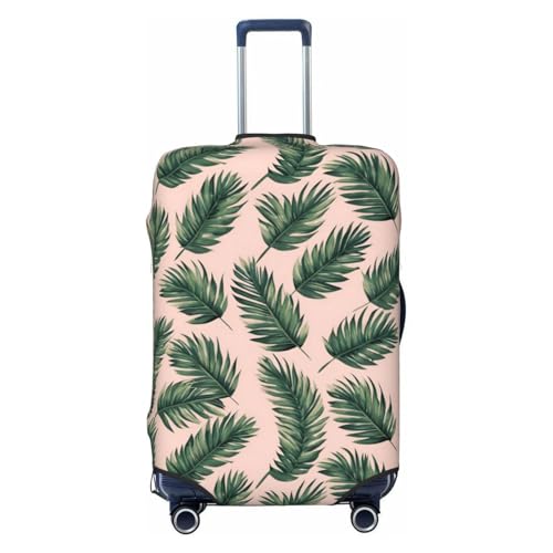 Cute palm tree leaves Print Elastic Washable Baggage Protector Universal Suitcase Cover Travel Luggage Cover