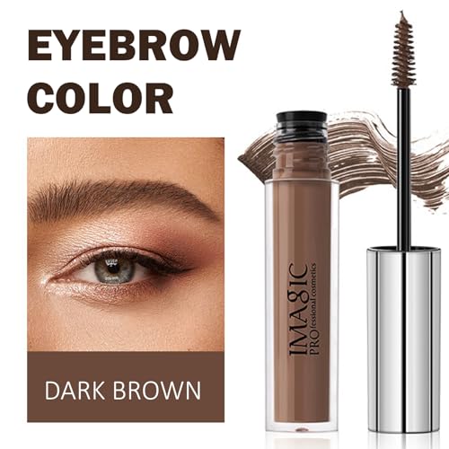 Eyebrow Gel -Waterproof & Long-lasting Brow Tint Dark Brown Brunette,Brow Mascara,Longwear Brow Gel for Fuller Looking EyebrowsTransfer Proof Brow Tint,Smudge Proof Eyebrow Stain For Woman Girls (04) - Image 3