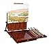 Sienna Plein Air Pochade Box, Artists Adjustable Easel and Palette Box (CT-PB-0910) - Medium