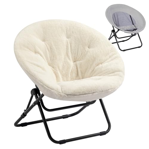 HollyHOME Klappsessel Rund Klappbar Sessel Wohnzimmer Schlafzimmer...