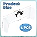 Lingvee 1 Pcs View Limiting Device Clip On Cloud-Overs Visors Attaches View Limiting Device Aviation Training Supplies with Soft Case (White)