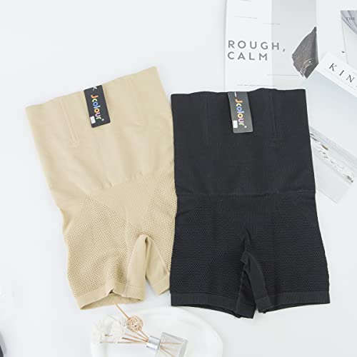 J COLOUR Modelador de cintura alta com controle de barriga modelador corporal feminino Calcinha com