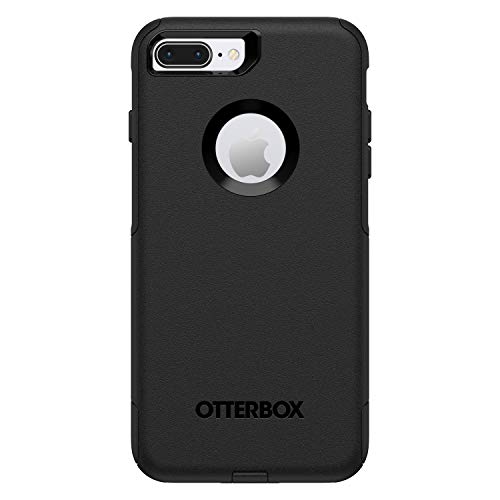 OtterBox Commuter Smooth Case for iPhone 8 Plus & iPhone 7 Plus (ONLY) - Non-Retail Packaging - Black