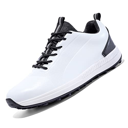 Spikeless Golf Shoes Men Waterproof Golf Shoes Comfortable Breathable Golf Footwear Mens Golf Sneakers Golf Walking Shoes