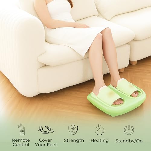 Image of Durafit91 Electric Foot Massager for Pain Relief, Feet Massager with Hand Simulation Massage, Air Compression, Shiatsu, Deep Kneading, Blood Circulation, Relaxation & Stress Relief, Portable Massager