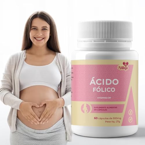 Ácido Fólico vitamina B9, C/60 Cáps original
