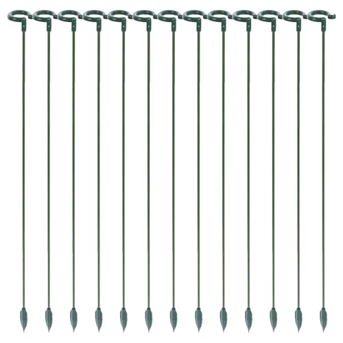 DOITOOL 20 Stück Teiliges Wetterfeste Kunststoff-rankhilfe für Drinnen und Draußen Robuste Kletterhilfe für Orchideen Rosen Lilien Tomaten und Pfingstrosen Einfach Montierbar