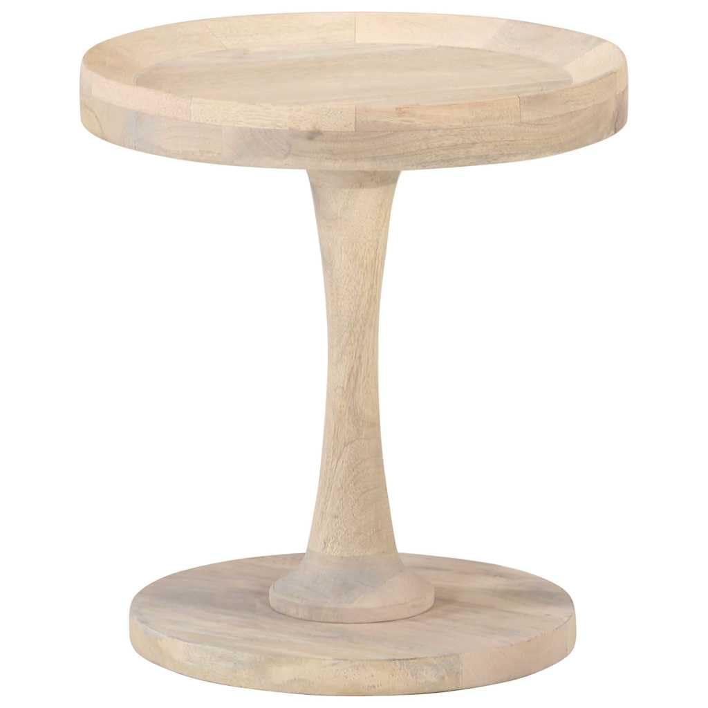 Tavolino Ø 40 x 45 cm in legno massiccio di mango vintage
