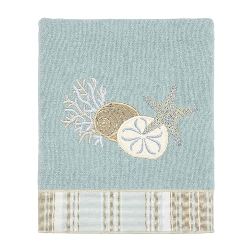 Avanti Linens - Hand Towel Soft & Absorbent Cotton Towel (By the Sea Collection Mineral)