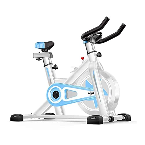 Image of Exercise Bike Stationary Indoor Cycling Bike Exercise Equipment for Home Workouts Cardio Training with Comfortable Seat Silent Belt Drive