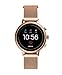 Fossil Women's Gen 4 Venture HR Heart Rate Stainless Steel Mesh Touchscreen Smartwatch, Color: Rose Gold (FTW6031)