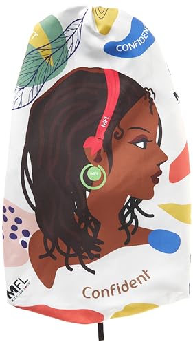 Loc Queen Affirmation Long Adjustable Bonnet (Confident Bonnet)