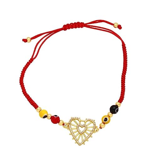Bracelets arc-en-ciel en forme de cœur le cadeau idéal en or et cristal pour femme