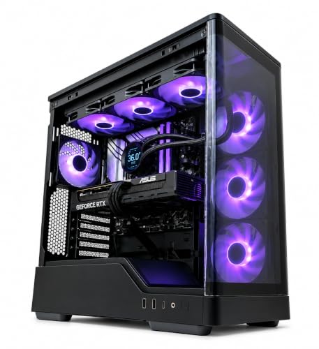 Pro Tech Solutions STORMBREAKER Gaming PC – Intel i5-14400F, B760M-A wifi, 16GB DDR5 5600MHz, RTX 5070 12GB 2fan, 1TB NVMe SSD, 360mm Liquid Cooler, 750W 80Plus, Windows 11 Pro.