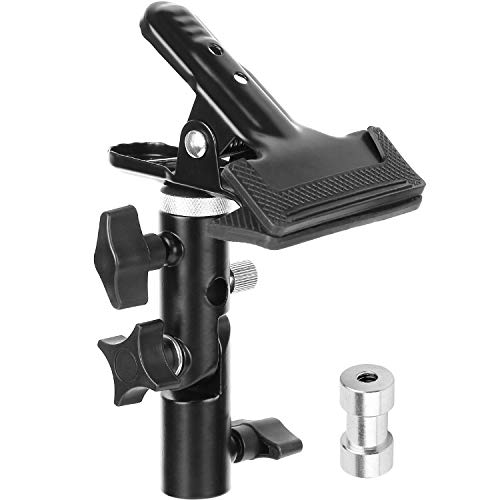 Anwenk Reflector Stand Holder Light Stand Bracket Mount Umbrella Bracket Photography Studio Heavy Duty Metal Clamp Holder for Reflector