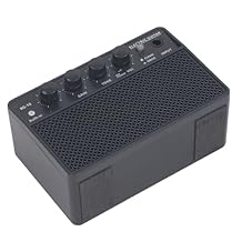 Mini Portable 10W Electric Guitar Amp Kit, Rechargeable Practice Amplifier for Daily Guitar Practice