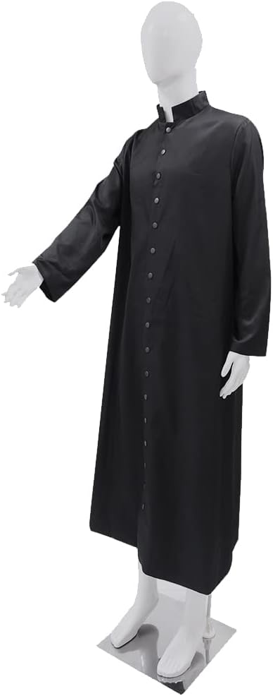 MYAYD Unisex Roman Altar Server Cassock Robe Clergy Pulpit Liturgical Vestments Church Uniform Catholic Robe - Image 3
