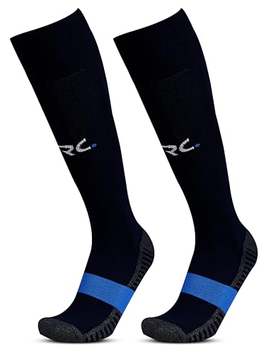 Image of RC. ROYAL CLASS Football Socks -Knee High Unisex, Cushioned Sole, Hi-Performance, Breathable, Cotton,Ventilated,Moisture Wicking,Anti-Odour,Uniform, Football /Soccer Socks For Kids to Adults-Pack of 1