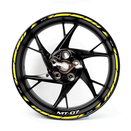 Autocollant de roue moto pour vos sorties running et balades en Yamaha MT07