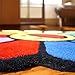 Murakami Flower Handmade Custom Tufted Rug | KAWS-Inspired Multi-Color Bedroom & Living Room Carpet (3' Round)