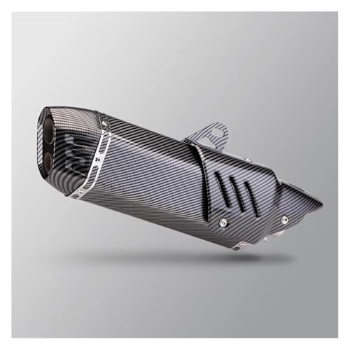 Motorrad Auspuffrohr Für Yamaha Für MT-09 Rechteckige Rohre Schalldämpfer Auspuffanlage(B)