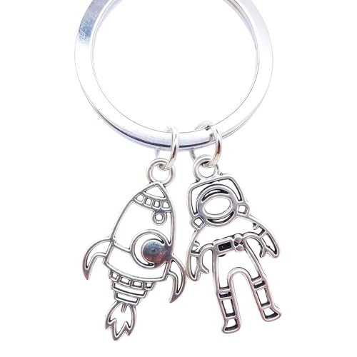 Porte-clés astronaute robuste de 7 cm pour ne plus perdre ses clés