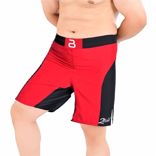 2BOLD MMA Shorts Men’s BJJ, Grappling, JIU-Jitsu, NO-GI Cross Training Muay Thai, Boxing, Gym Trunks3