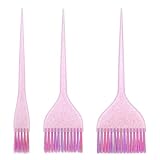 LIQWEI 3Pcs Hair Color Brush, Hair Dye Brushes, Glitter Hairs Dye Brush Set Hairs Color Remover, Applicator Brushs for Women Men Salon Use Home DIY Dyeing