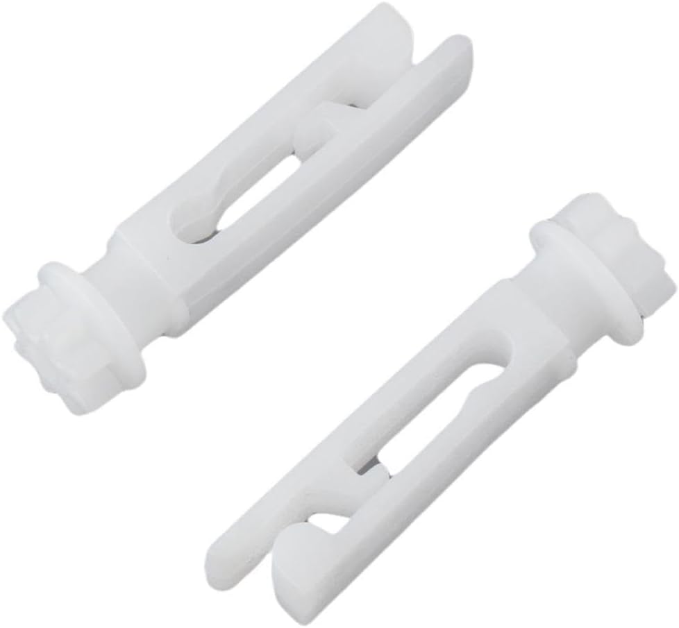 20 Pcs White Vertical Window Blind Stem, Practical and Multifunctional POM Material Replacement Stems Easy to Replace Pulley Turning Rod Venetian Curtain Accessories for Window