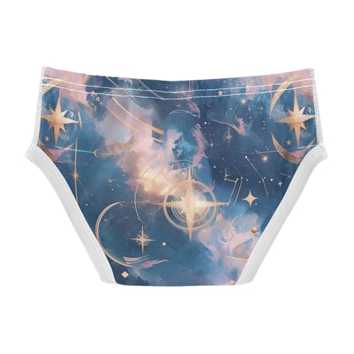visesunny Boys Potty Training Underwear Star Constellation Galaxy Pattern Breathe Cotton Briefs Size 2T-8Y for Toddler2