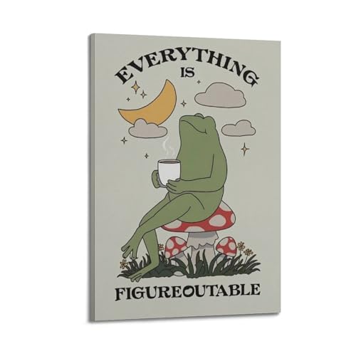 Affiche vintage Everything is Figureoutable pour créer un salon chaleureux