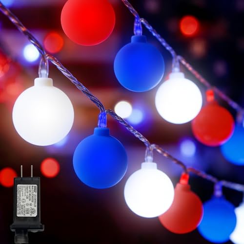 TWINGLEHOME 33ft (10 m) 100 LED Ball Lights with Green