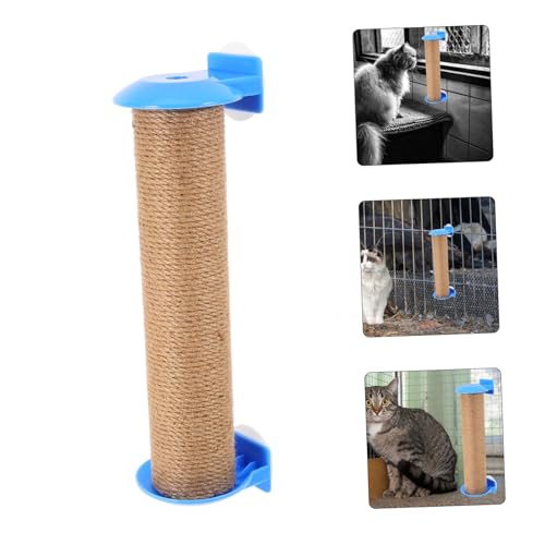 Rascador para gatos POPETPOP de cuerda de yute vertical miniatura 7