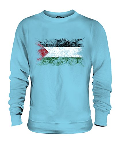 Sweat-shirt mixte imprimé drapeau de la Palestine Candymix