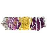 The Magic Is In You - 4' Rose Petals & White Sage Smudge Stick with Smudging Instructions