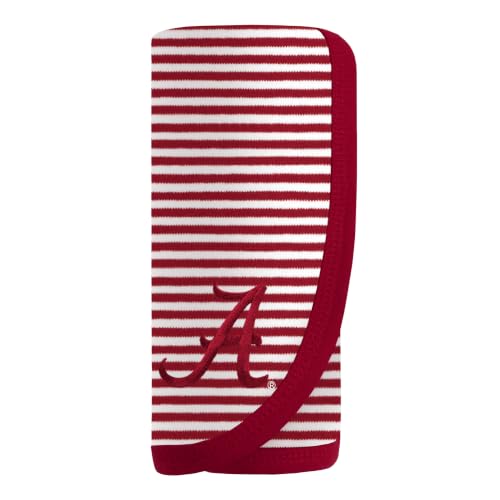 Image of Creative Knitwear College Baby NCAA Infant Striped /Solid Blanket, Unisex, One Size 37.5 X 33.5