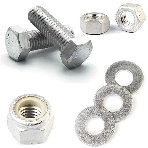 M2 M2.5 M3 M4-M30 Hex Hexagon Nylon Insert Lock Nut Self–locking Nylock Locknut EUR 2,08
