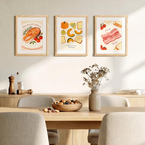 Image of upsimples 12 x 15 Frame, Display Pictures 9x12 with Mat or 12x15 Without, Wall Hanging Photo Frame, Natural, 1 Pack