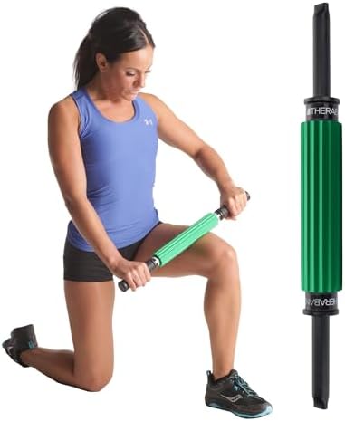 THERABAND Roller Massager+, Muscle, Fascia, Body Massage Tool, Back, 19"