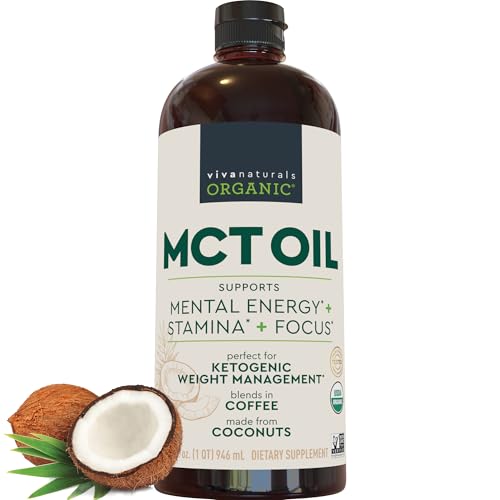 Viva Naturals Organic MCT Oil, 32 fl oz – MCT