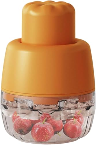 Bärbar kärnborttagare av trycktyp, körsbärsgropverktyg, 7 hål körsbärspitterverktyg, hem köksverktyg, för datum, druvor, röda dadlar och hagtorn