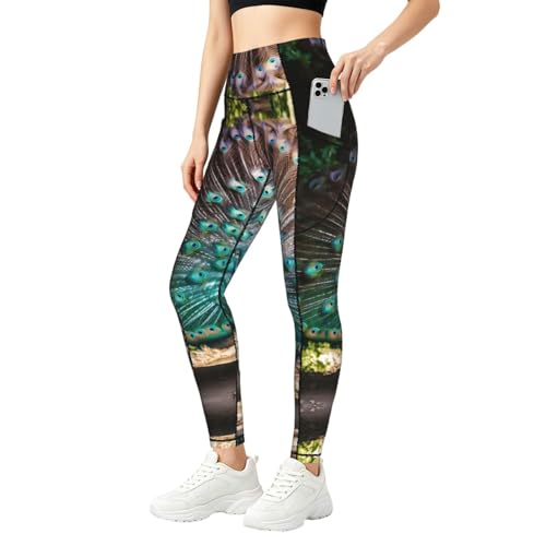 Leggings para correr con control de abdomen y bolsillos laterales cómodos