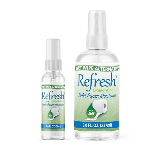 Image of Refresh Liquid Wipe Toilet Paper Spray, Original Formula, 10 Fl Oz (Combo Pack)