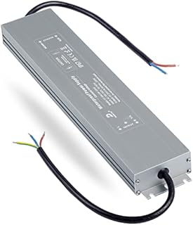 DUSKTEC 200W LED Driver 24V IP67, Outdoor Lighting Transformer 240V to 24V DC, Waterproof Power Supply 24 Volts for LED Strip Lights, Garden LED Lamps