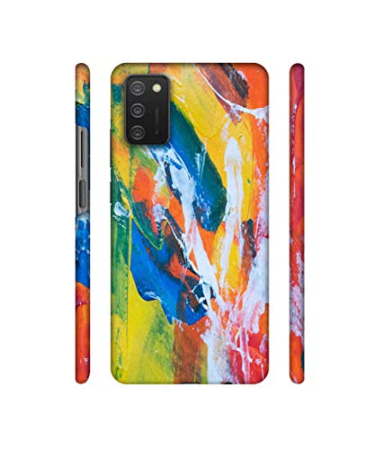 Image of Amazon Brand - Solimo Designer Multicolor Paint On Wall 3D Printed Hard Back Case Mobile Cover for Samsung Galaxy M02s / F02s